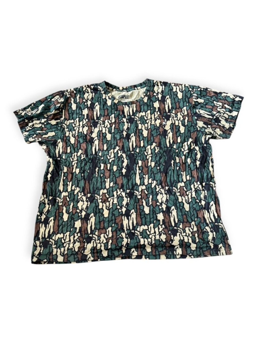 Staple Pigeon Men’s 3XL Olive Camo Tee TShirt (Jeff Staple)
